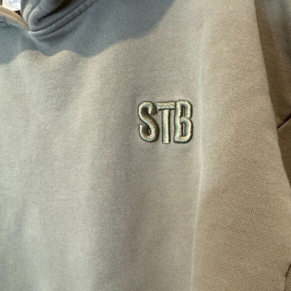 STB Apparel Unisex Hooded Army‎ Green Sweatshirt XSMALL/SMALL - Picture 5 of 7